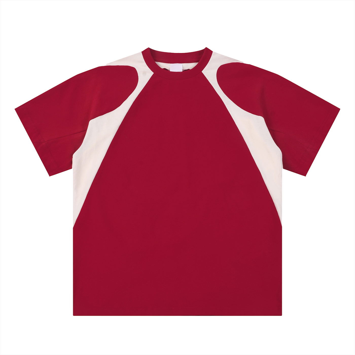 Contrast Panel Cotton T-Shirt | コントラストパネル Tシャツ