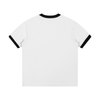 Contrast Rib Crewneck T-Shirt | 配色リブ切替クルーネック短丈Tシャツ