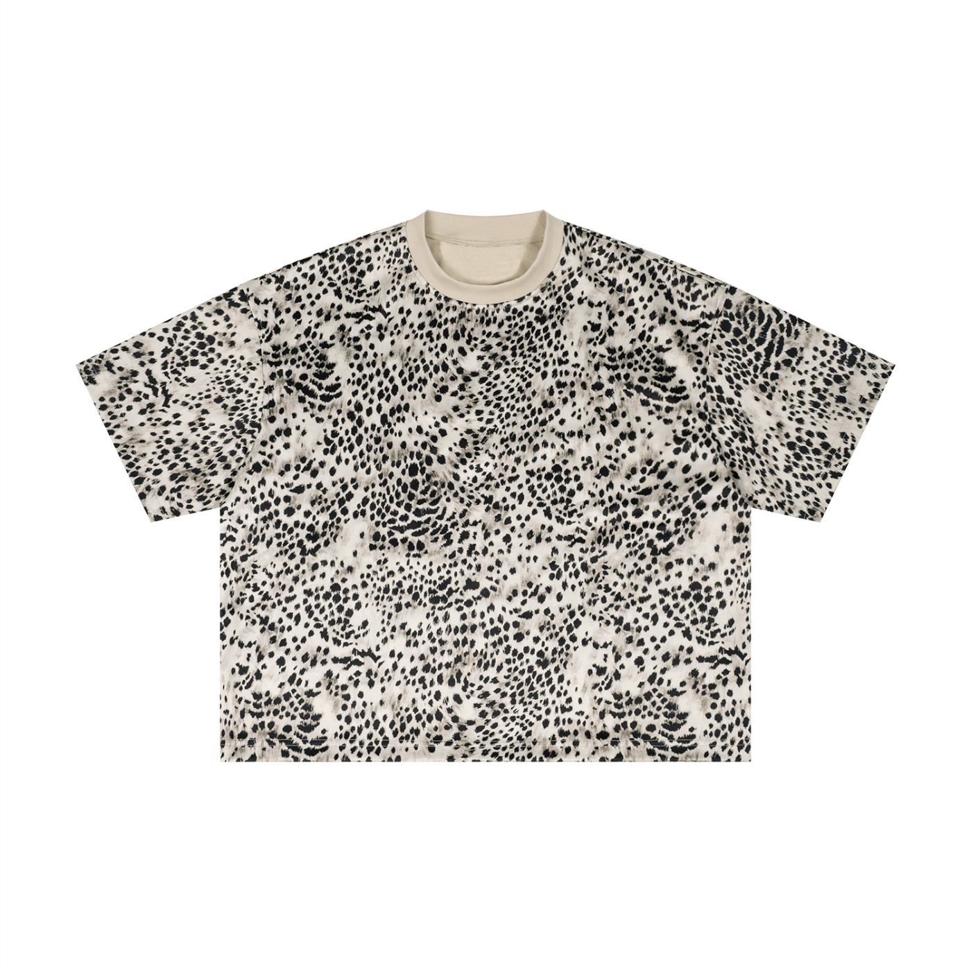 Leopard Print Boxy T-Shirt | レオパード 短丈Tシャツ
