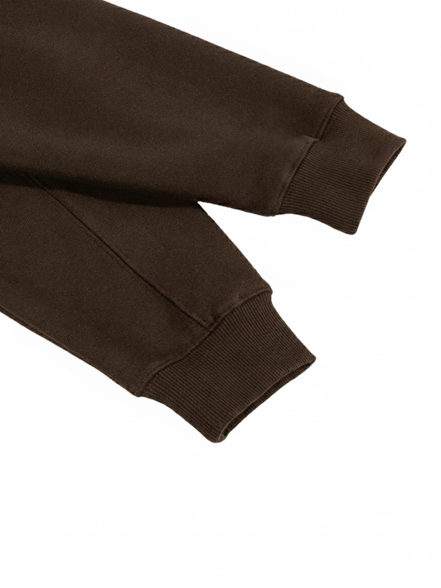 Cropped Zip Hoodie | 短丈 ジップ フーディ - BROWN