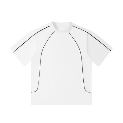 Contrast Stitch Raglan T-Shirt | 配色ステッチ ラグランTシャツ