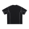 Streetwear Contrast-Stitched Cotton T-Shirt | ストリート 配色ステッチTシャツ