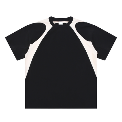 Contrast Panel Cotton T-Shirt | コントラストパネル Tシャツ