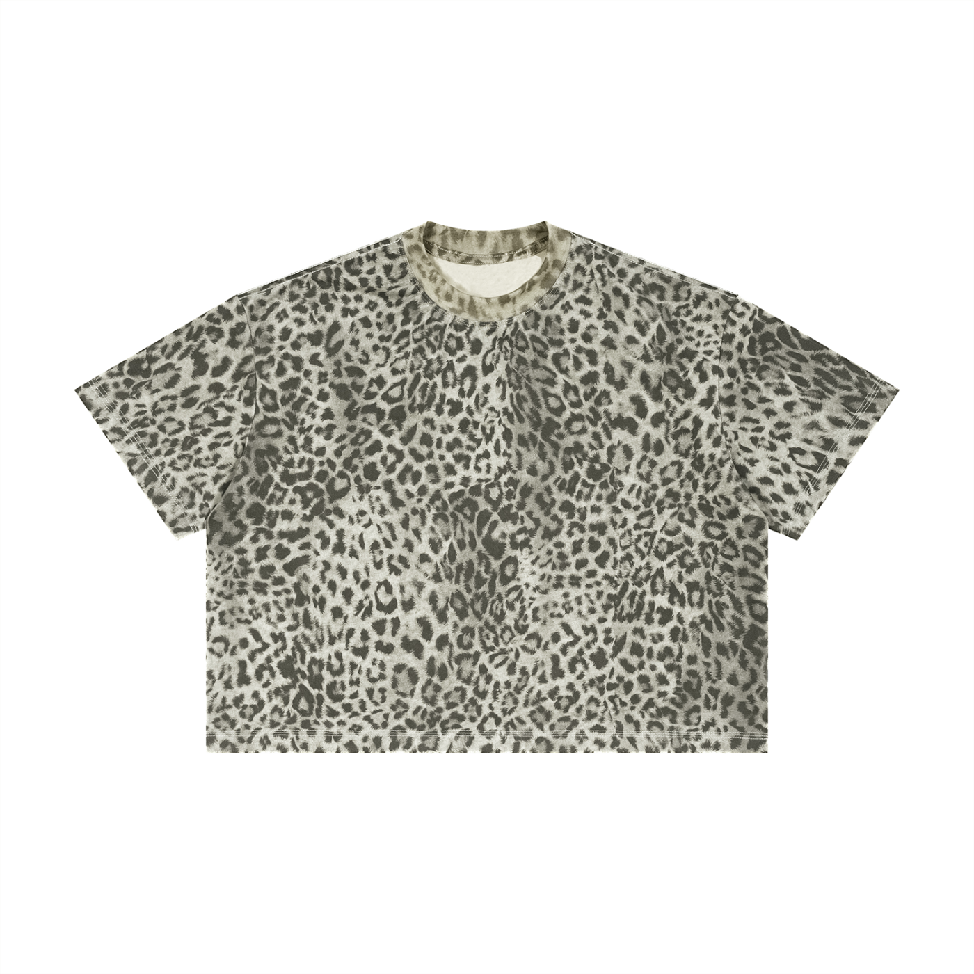 Leopard Print Boxy T-Shirt TYPE2 | レオパード 短丈Tシャツ TYPE2