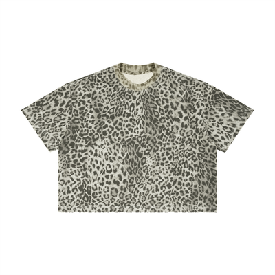 Leopard Print Boxy T-Shirt TYPE2 | レオパード 短丈Tシャツ TYPE2