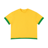Boxy Color Block T-Shirt | カラーブロック 短丈Tシャツ