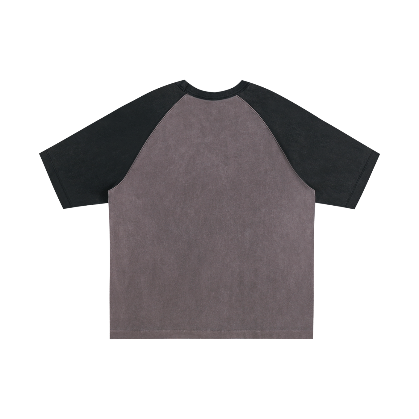 Contrast Edge Ribbed Crewneck Raglan T-Shirt | 配色リブ ラグランTシャツ