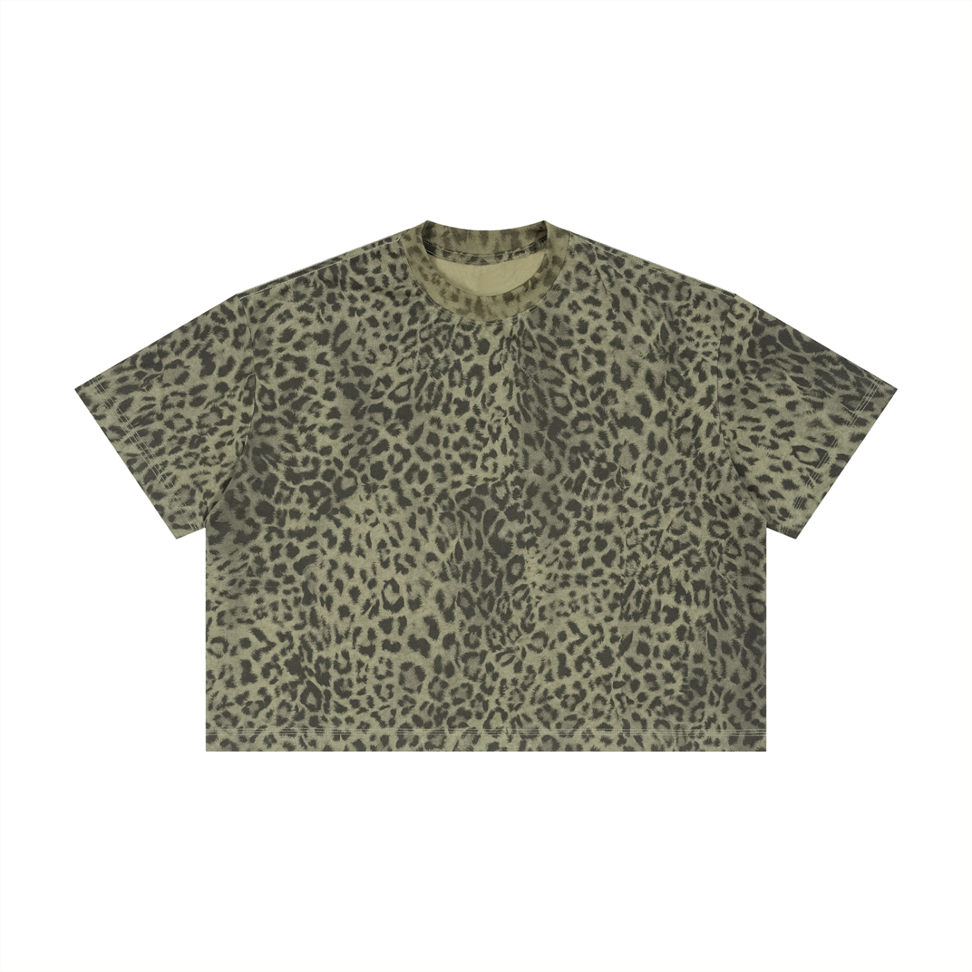 Leopard Print Boxy T-Shirt TYPE2 | レオパード 短丈Tシャツ TYPE2