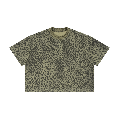 Leopard Print Boxy T-Shirt TYPE2 | レオパード 短丈Tシャツ TYPE2