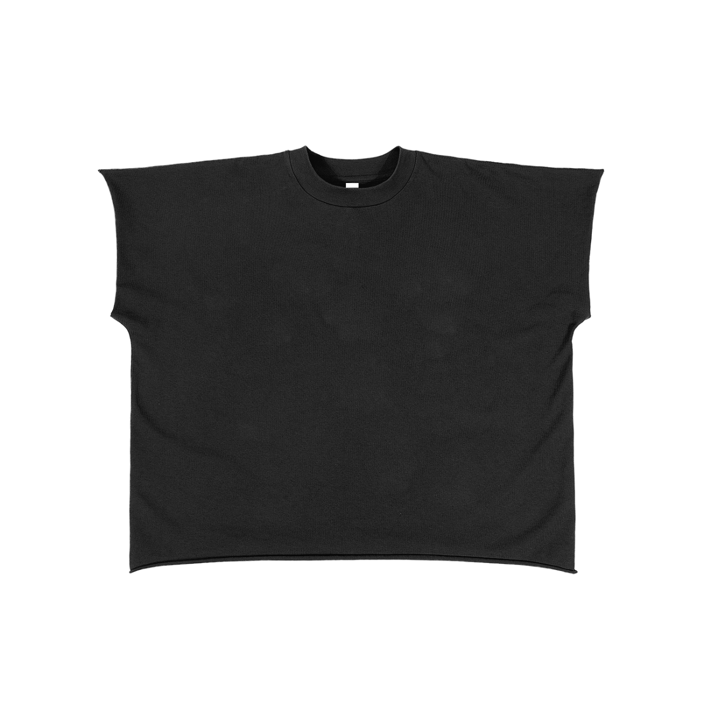 Raw Edge Boxy Non-Shrink T-Shirt | カットオフ 短丈Tシャツ