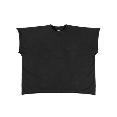 Raw Edge Boxy Non-Shrink T-Shirt | カットオフ 短丈Tシャツ