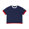 Boxy Color Block T-Shirt | カラーブロック 短丈Tシャツ