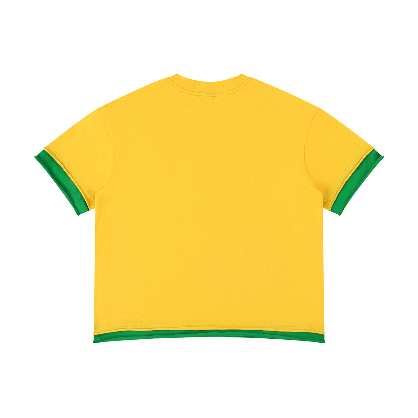 Boxy Color Block T-Shirt | カラーブロック 短丈Tシャツ