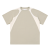 Contrast Panel Cotton T-Shirt | コントラストパネル Tシャツ