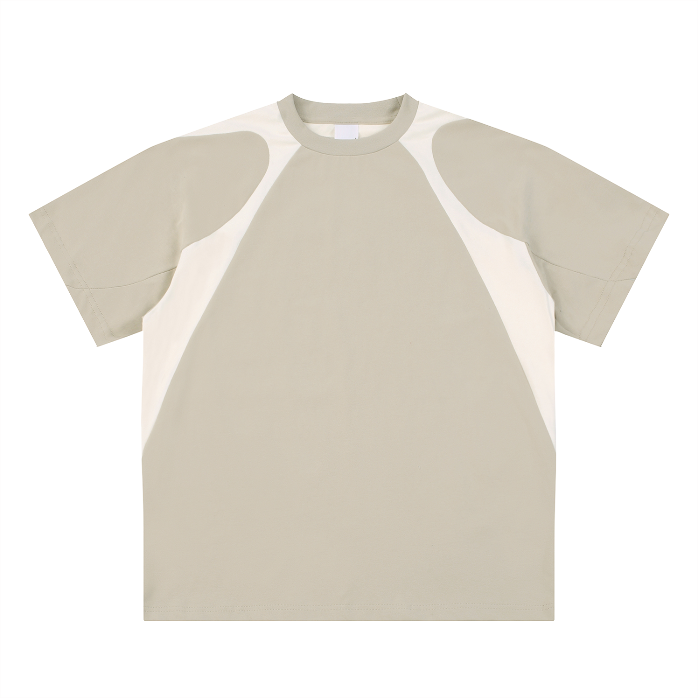 Contrast Panel Cotton T-Shirt | コントラストパネル Tシャツ