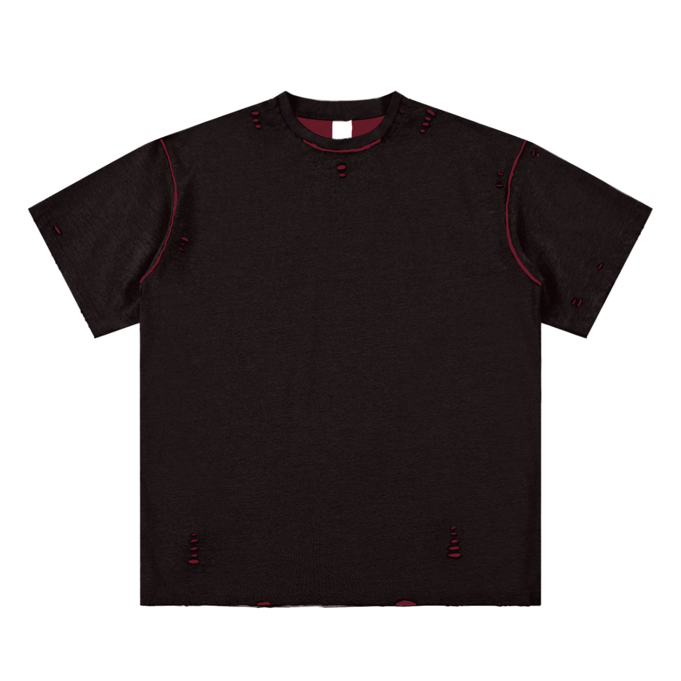 Hand-frayed Reversible T-shirt | フレイド リバーシブルTシャツ