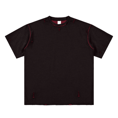 Hand-frayed Reversible T-shirt | フレイド リバーシブルTシャツ