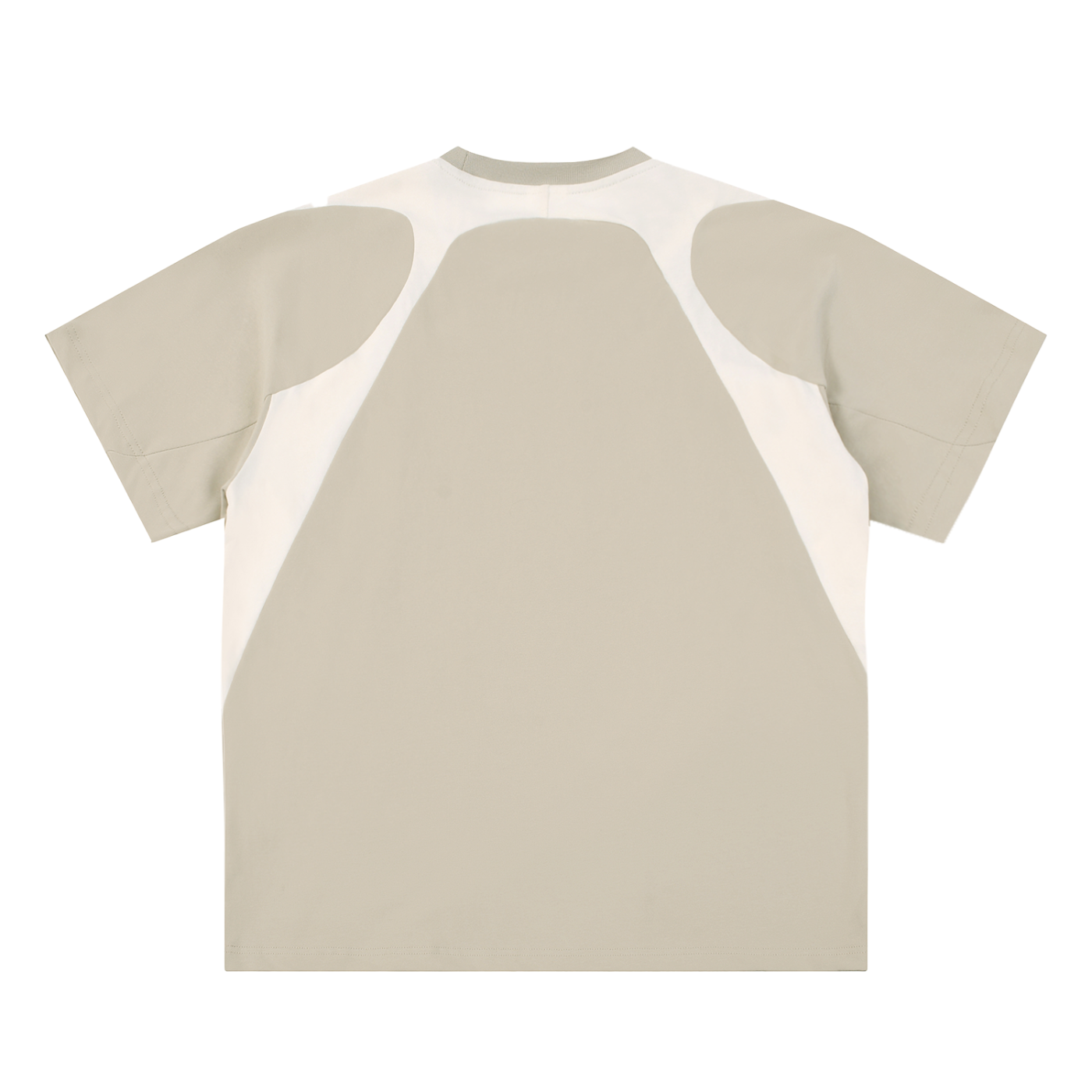 Contrast Panel Cotton T-Shirt | コントラストパネル Tシャツ