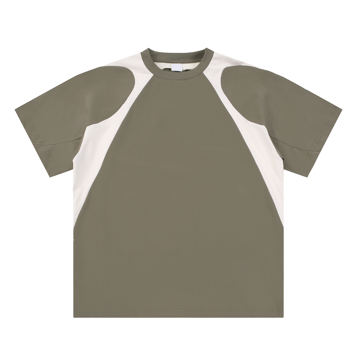 Contrast Panel Cotton T-Shirt | コントラストパネル Tシャツ