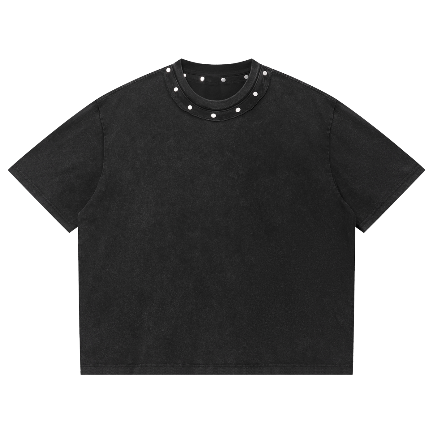 Washed Boxy Studded T-Shirt | ウォッシュド スタッズTシャツ