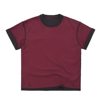 Hand-frayed Reversible T-shirt | フレイド リバーシブルTシャツ