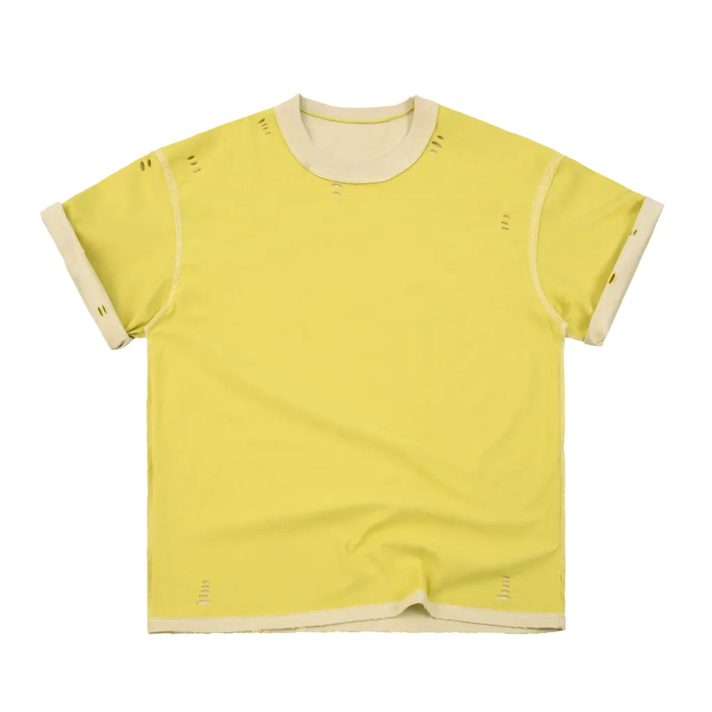 Hand-frayed Reversible T-shirt | フレイド リバーシブルTシャツ