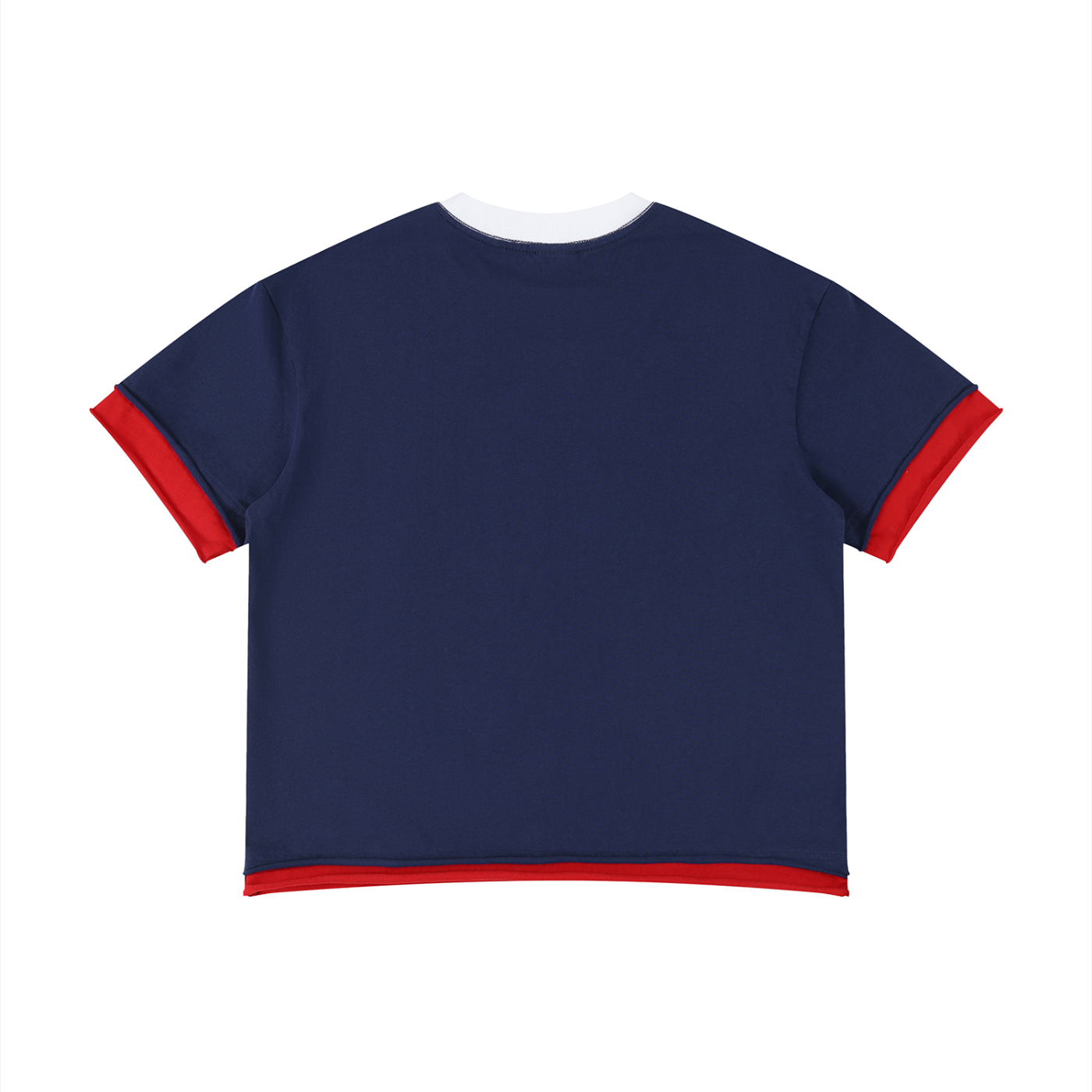 Boxy Color Block T-Shirt | カラーブロック 短丈Tシャツ