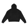 Cropped Zip Hoodie | 短丈 ジップ フーディ - BLACK