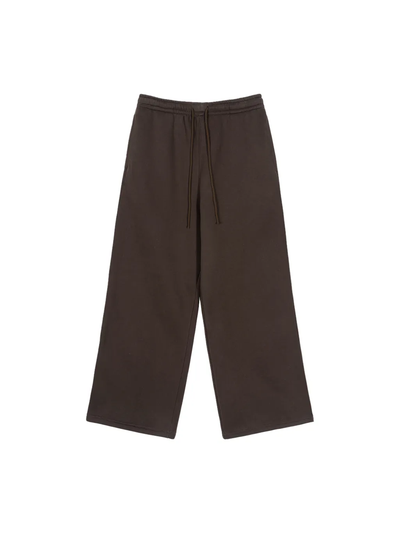 Wide Straight Sweatpants | ワイドストレート スウェット - BROWN