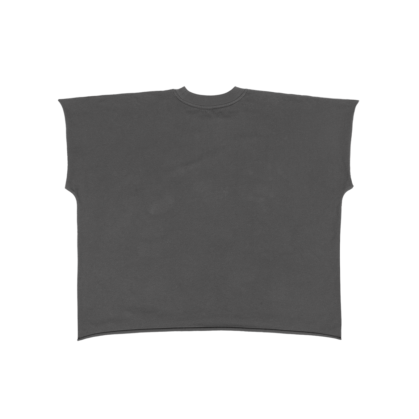 Raw Edge Boxy Non-Shrink T-Shirt | カットオフ 短丈Tシャツ
