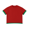 Boxy Color Block T-Shirt | カラーブロック 短丈Tシャツ