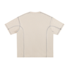 Streetwear Contrast-Stitched Cotton T-Shirt | ストリート 配色ステッチTシャツ