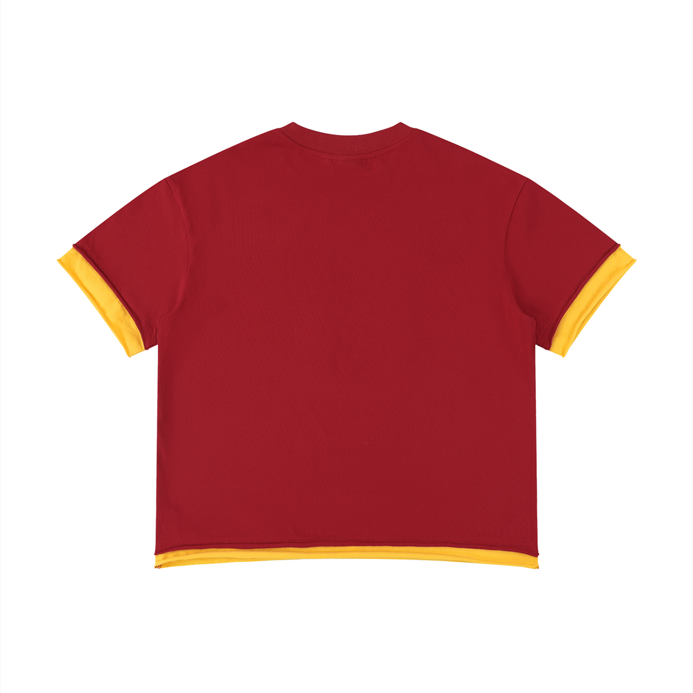 Boxy Color Block T-Shirt | カラーブロック 短丈Tシャツ