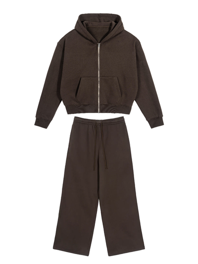 Sweat Set-up｜スウェット セットアップ -BROWN