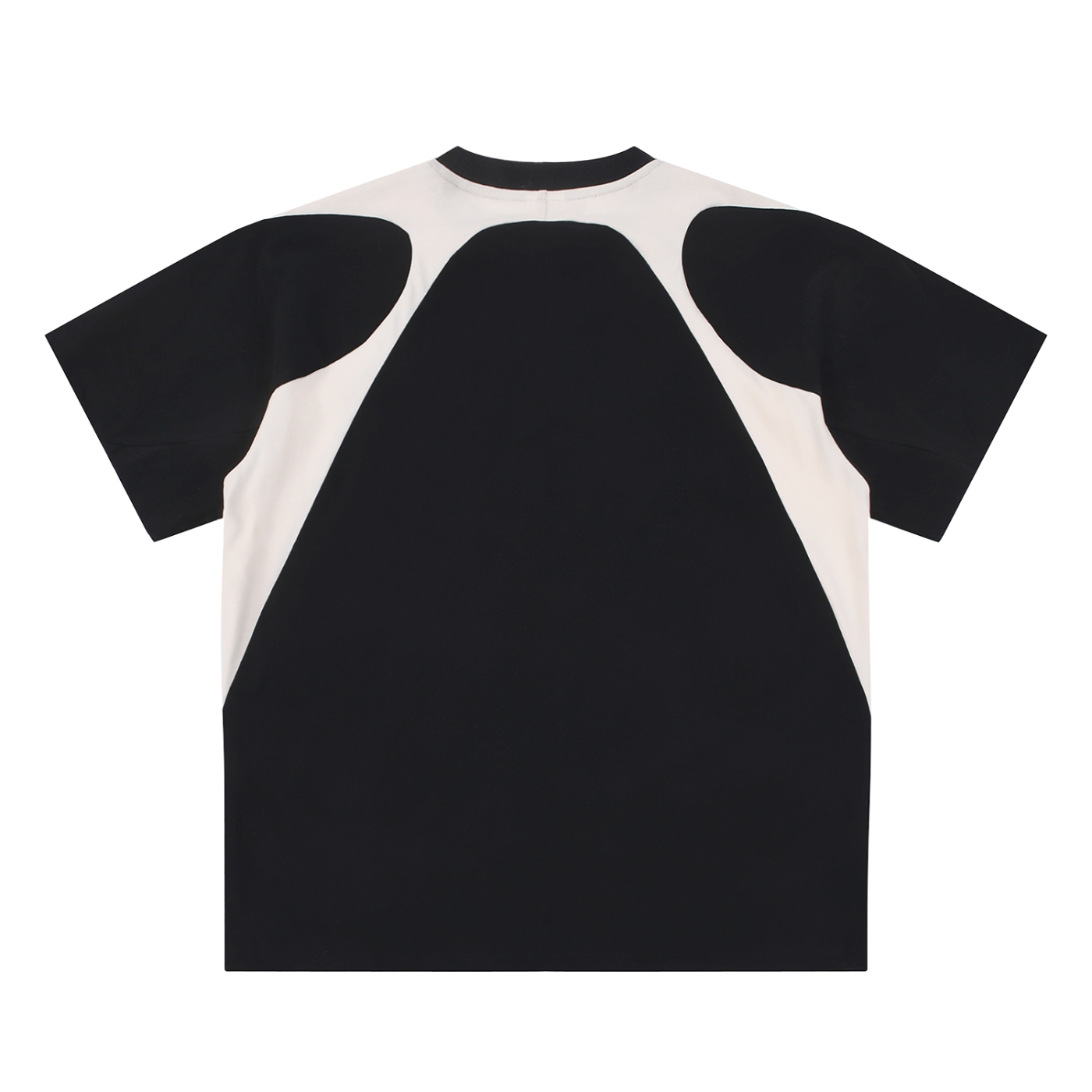 Contrast Panel Cotton T-Shirt | コントラストパネル Tシャツ