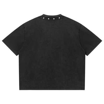 Washed Boxy Studded T-Shirt | ウォッシュド スタッズTシャツ