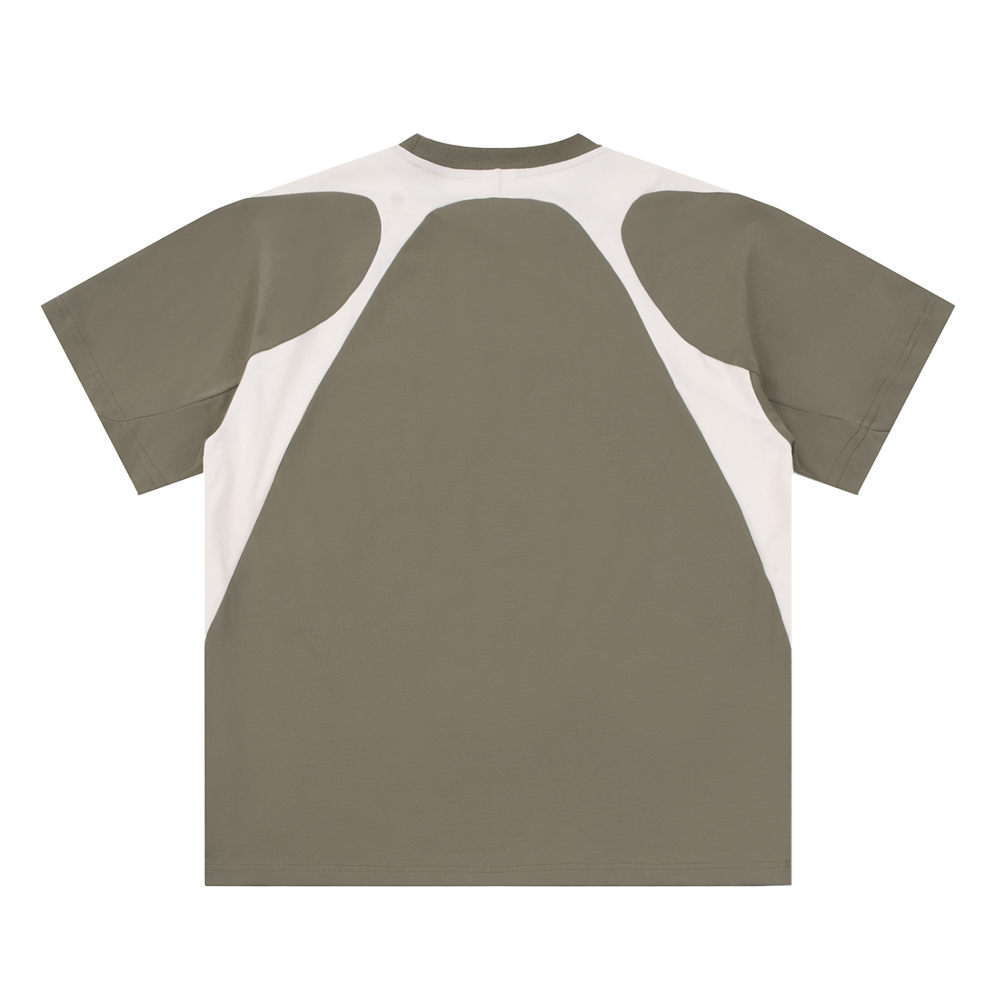 Contrast Panel Cotton T-Shirt | コントラストパネル Tシャツ