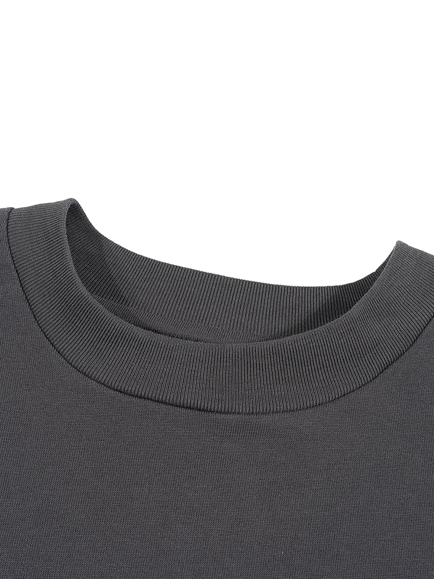 Raw Edge Boxy Non-Shrink T-Shirt | カットオフ 短丈Tシャツ