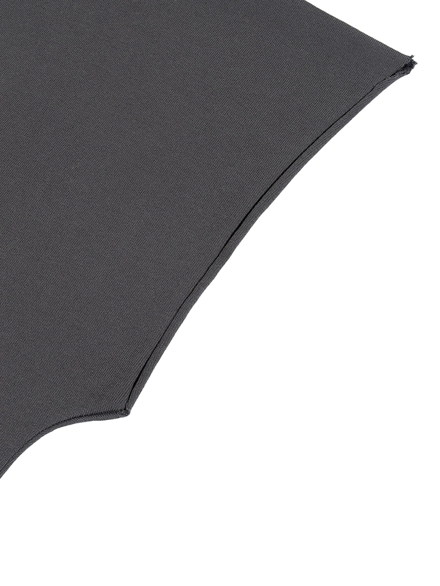 Raw Edge Boxy Non-Shrink T-Shirt | カットオフ 短丈Tシャツ
