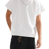 Raw Edge Boxy Non-Shrink T-Shirt | カットオフ 短丈Tシャツ