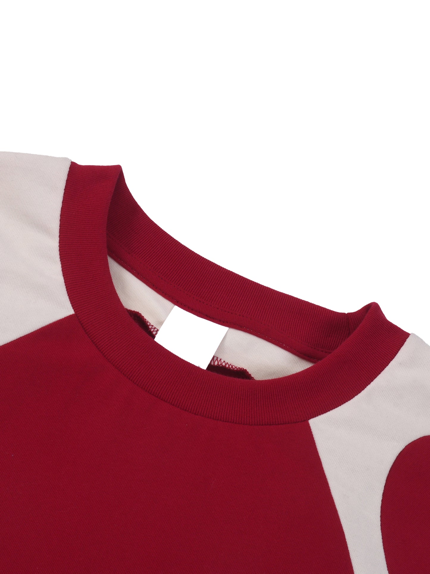 Contrast Panel Cotton T-Shirt | コントラストパネル Tシャツ
