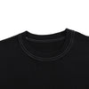 Streetwear Contrast-Stitched Cotton T-Shirt | ストリート 配色ステッチTシャツ