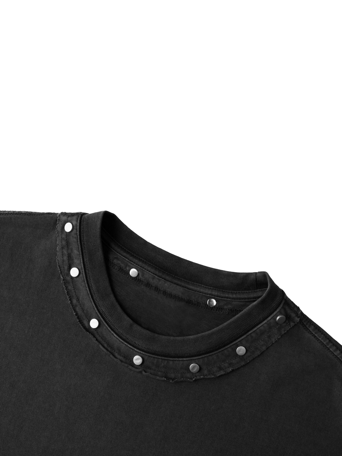 Washed Boxy Studded T-Shirt | ウォッシュド スタッズTシャツ