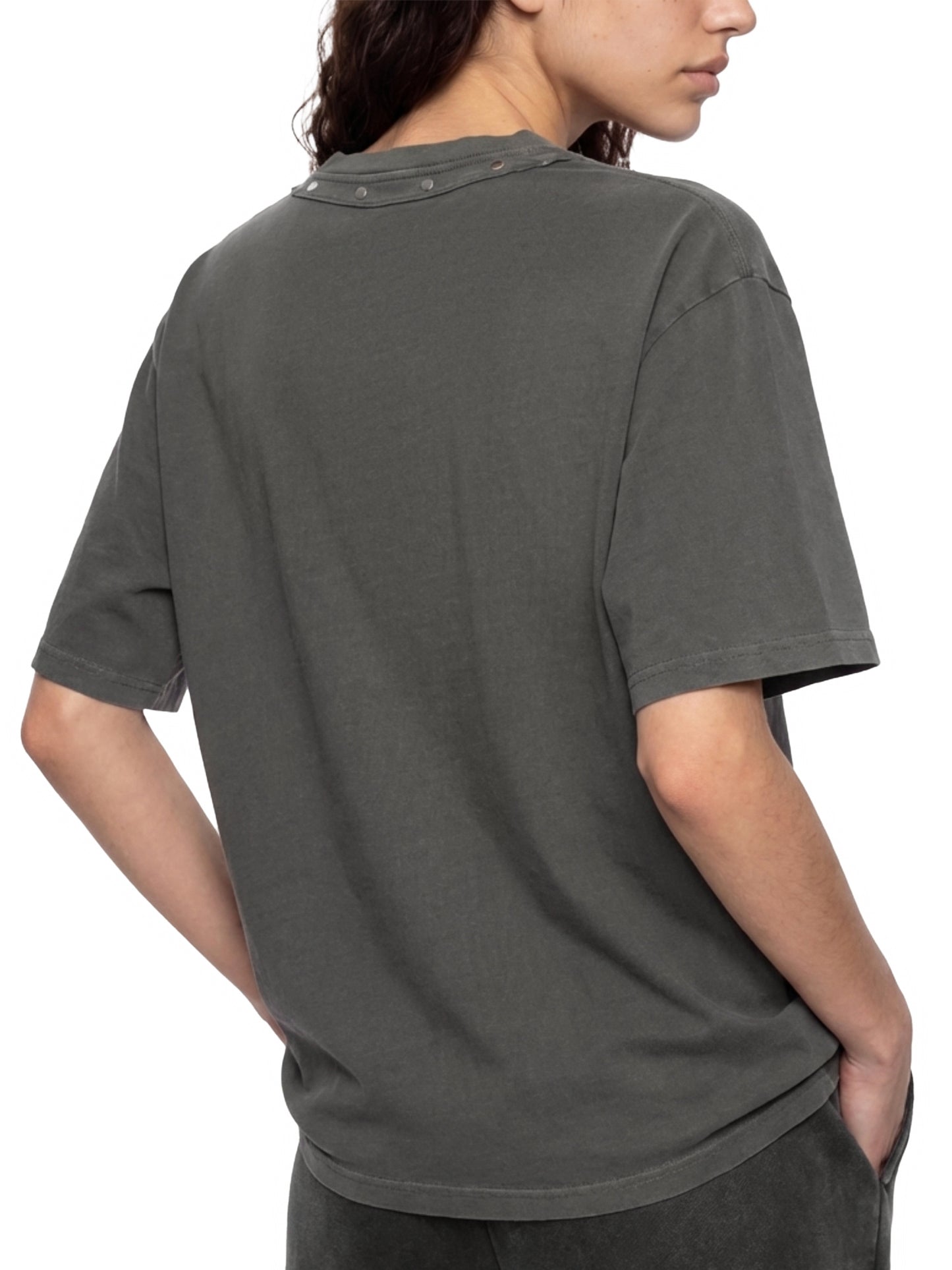 Washed Boxy Studded T-Shirt | ウォッシュド スタッズTシャツ