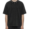 Washed Boxy Studded T-Shirt | ウォッシュド スタッズTシャツ