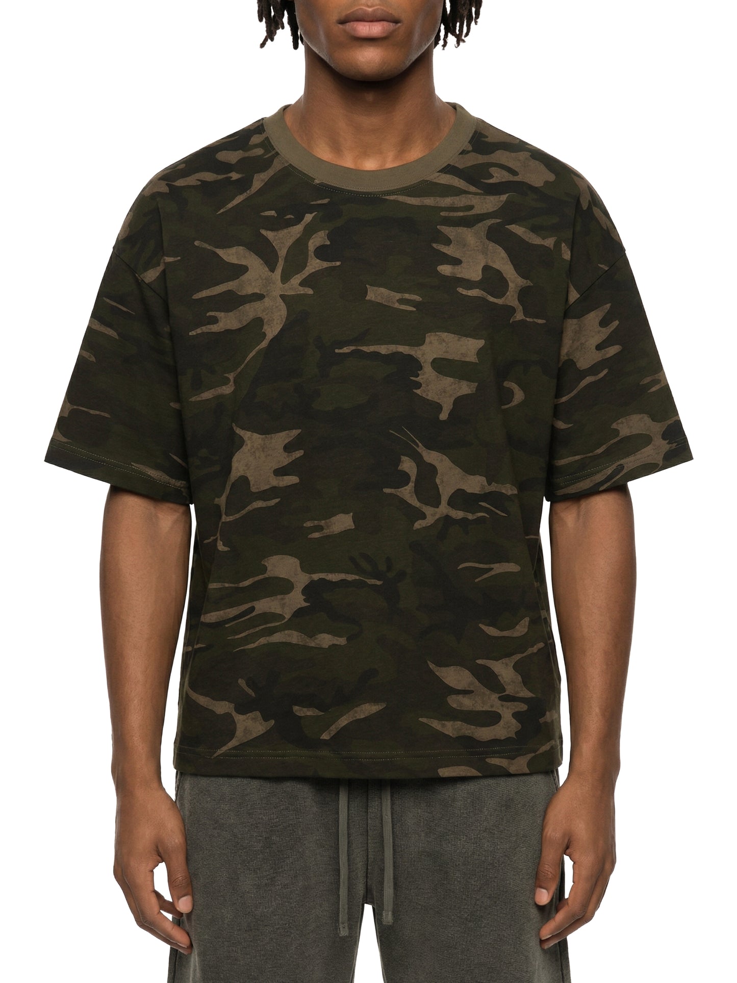 Camo Boxy T-Shirt | 迷彩 短丈Tシャツ