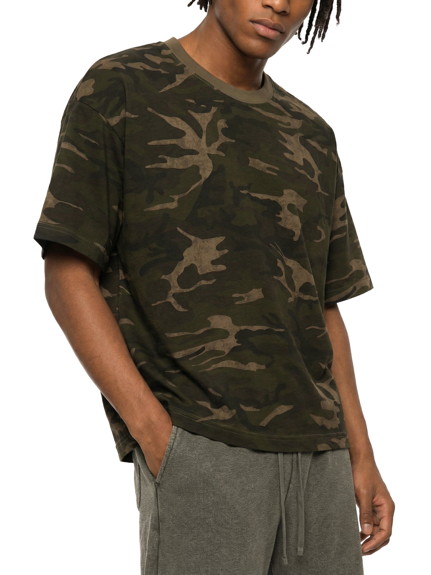 Camo Boxy T-Shirt | 迷彩 短丈Tシャツ