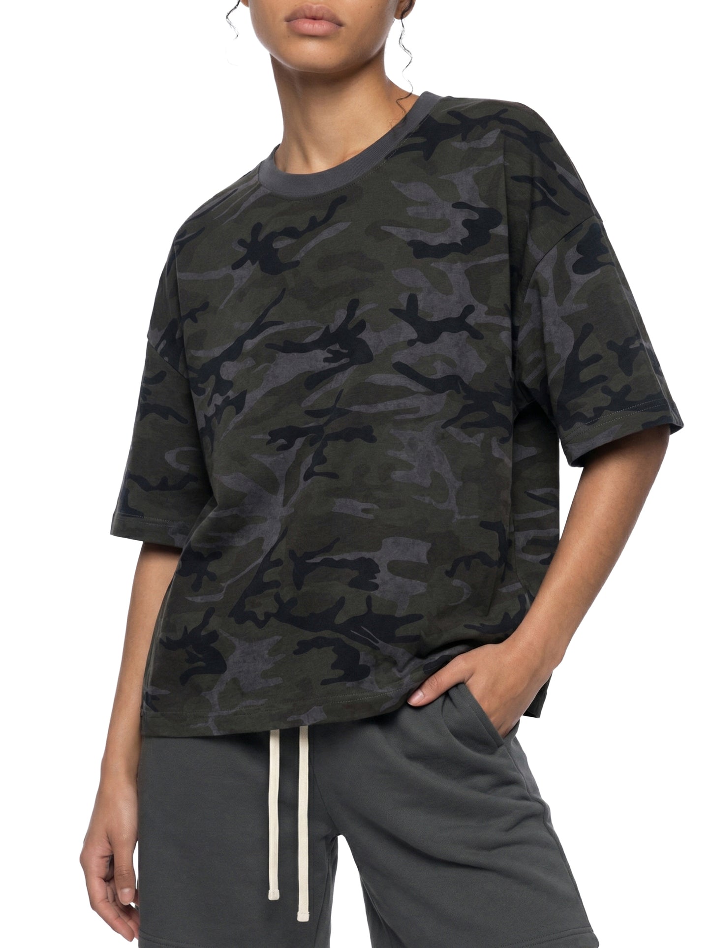 Camo Boxy T-Shirt | 迷彩 短丈Tシャツ