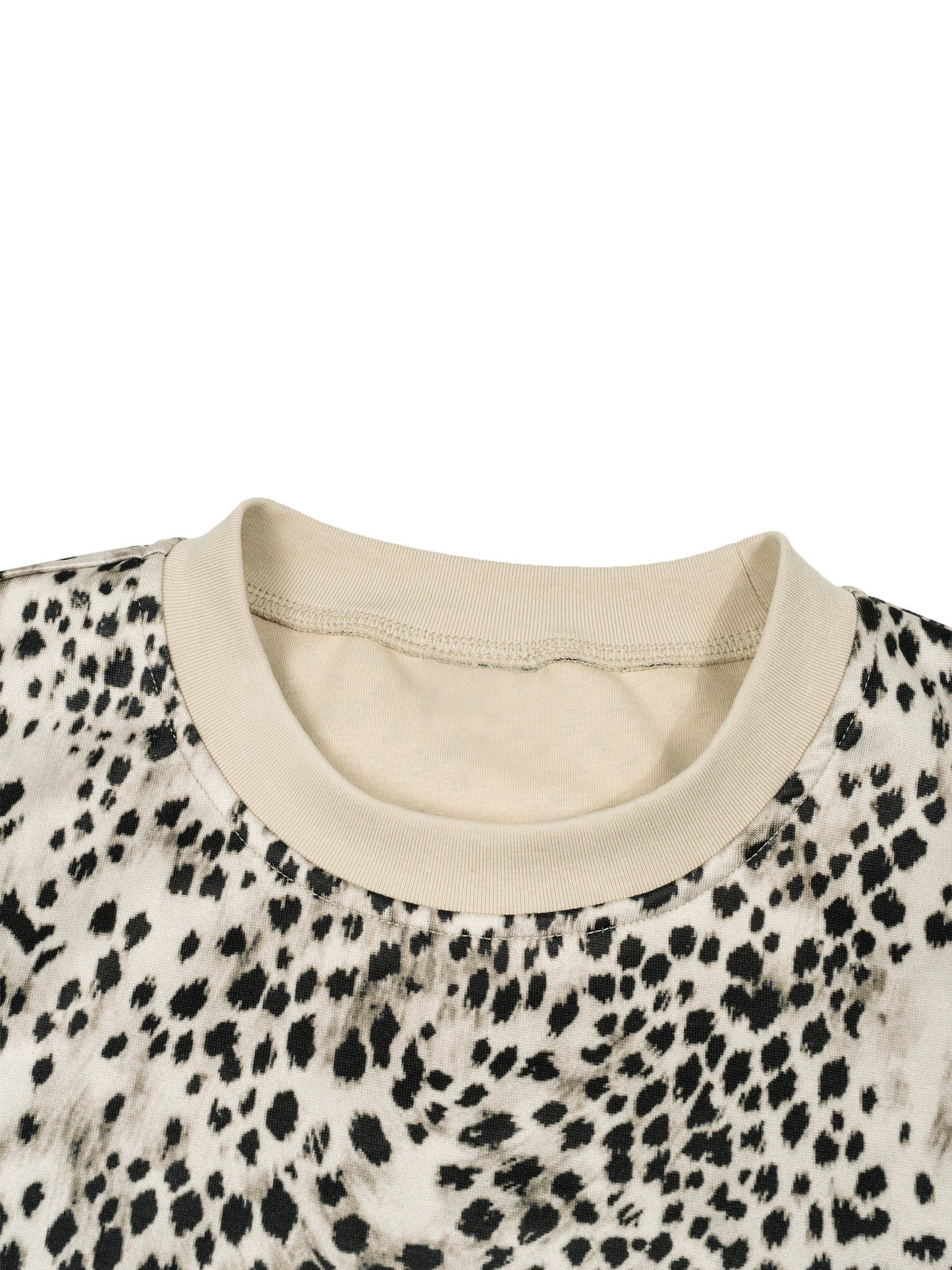 Leopard Print Boxy T-Shirt | レオパード 短丈Tシャツ