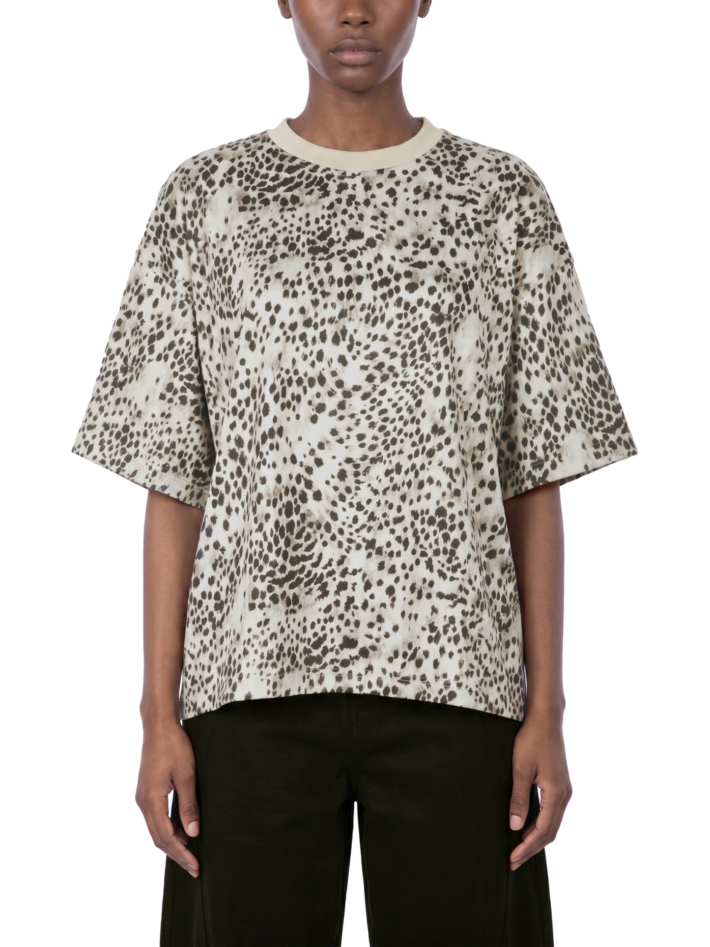 Leopard Print Boxy T-Shirt | レオパード 短丈Tシャツ